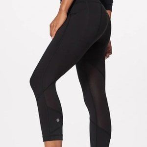 LULULEMON Black Soul Cycle Pace Rival Crop 12